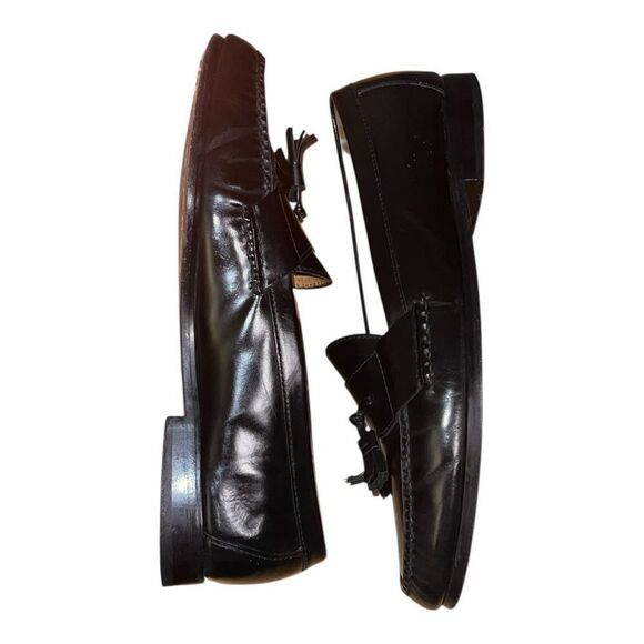 Cole Haan Black Leather Tassel Loafers size 11.5 D main image 8